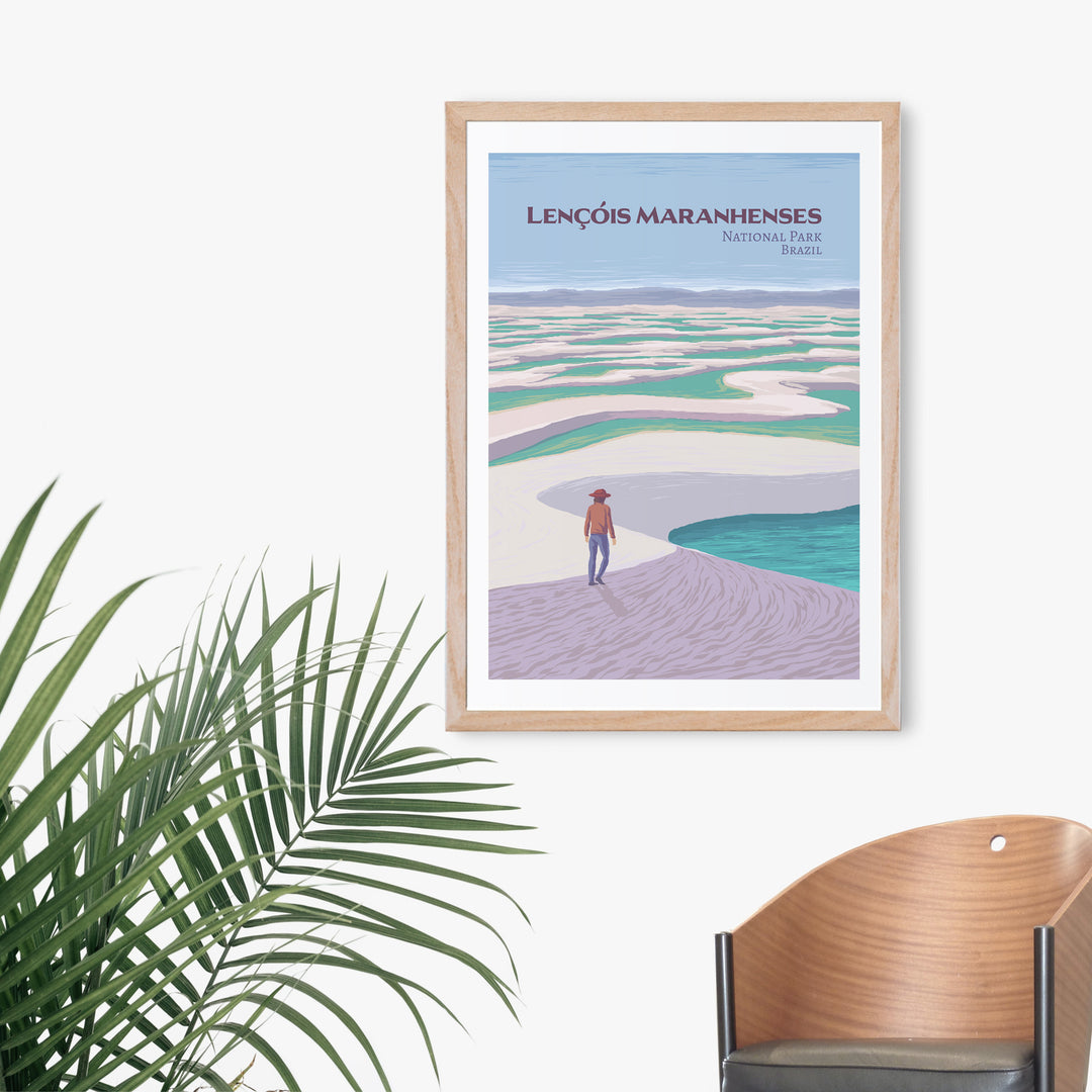 Lençóis Maranhenses National Park Travel Poster