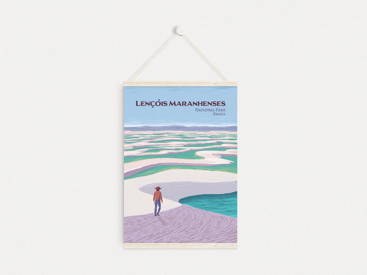 Lençóis Maranhenses National Park Travel Poster