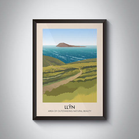 Llyn AONB Travel Poster