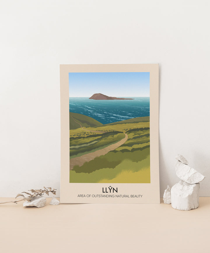 Llyn AONB Travel Poster