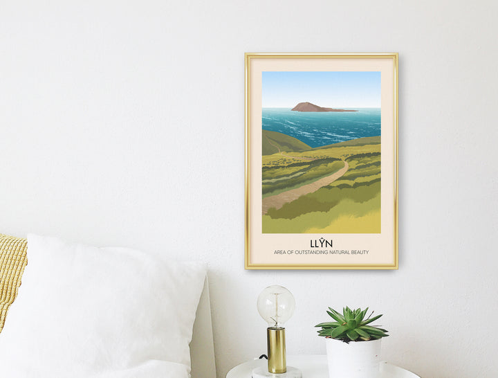 Llyn AONB Travel Poster