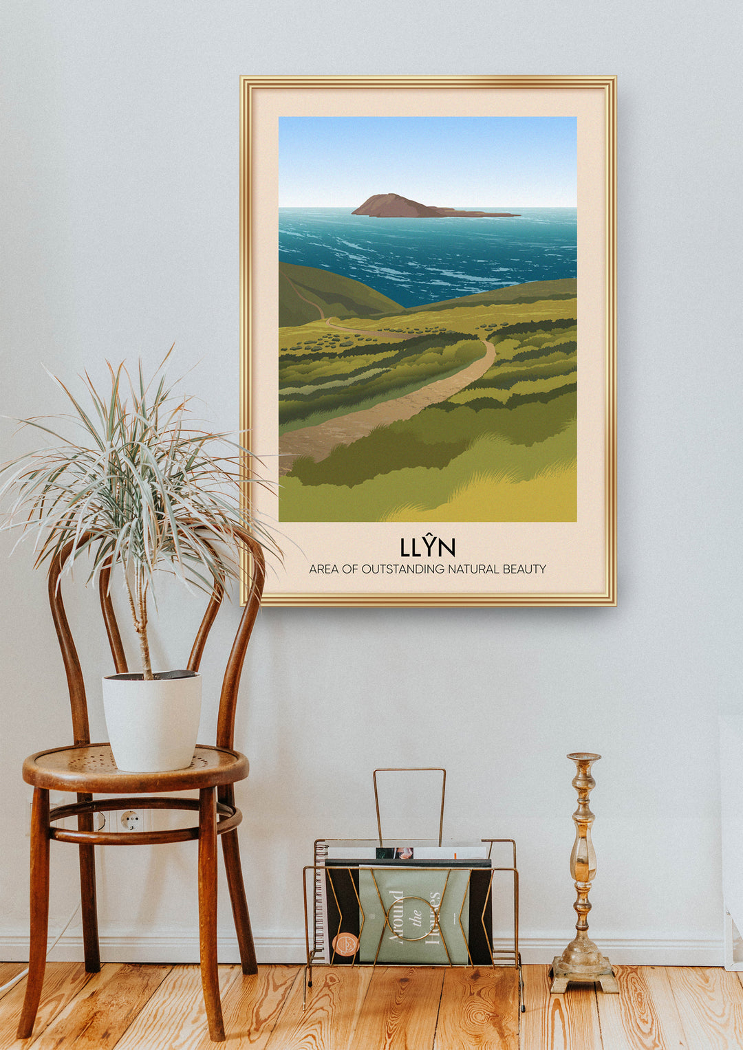 Llyn AONB Travel Poster