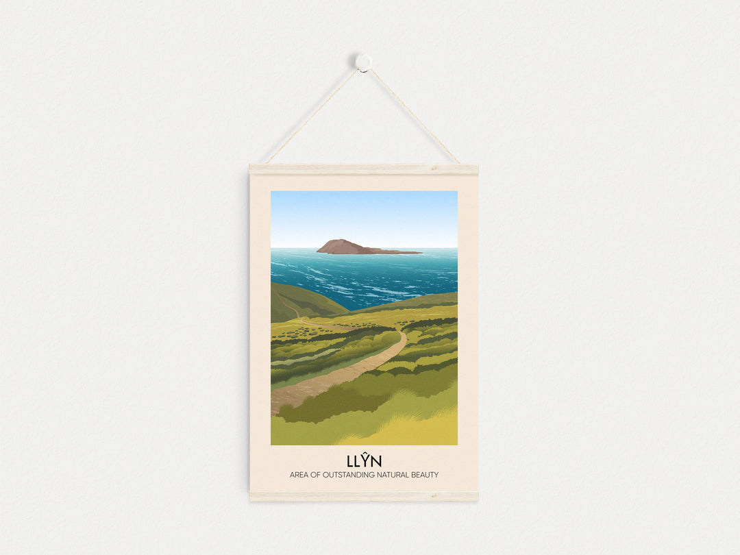 Llyn AONB Travel Poster