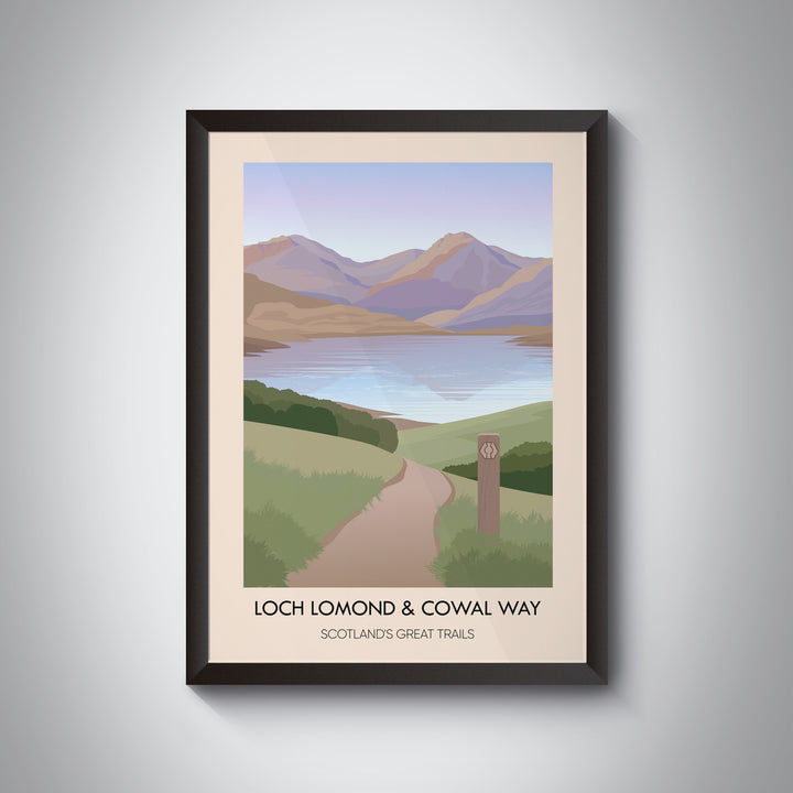 Loch Lomond and Cowal Way Scotland's Great Trails Poster