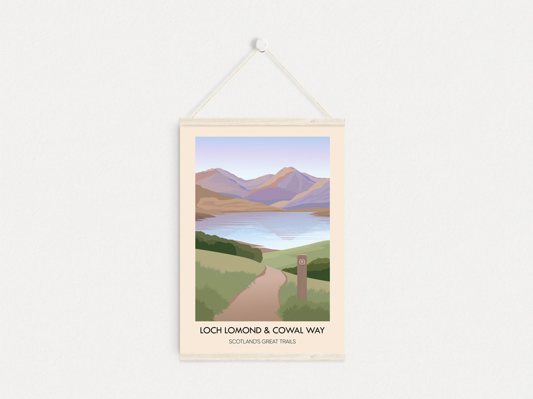 Loch Lomond and Cowal Way Scotland's Great Trails Poster