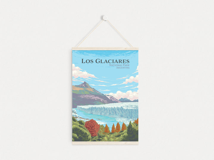 Los Glaciares National Park Travel Poster