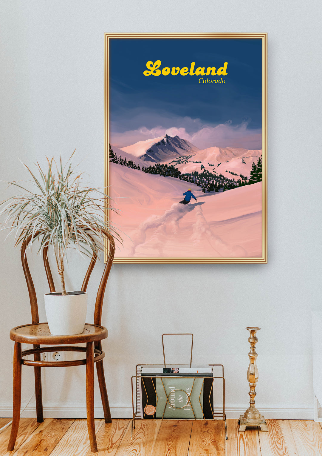 Loveland Ski Resort Travel Poster