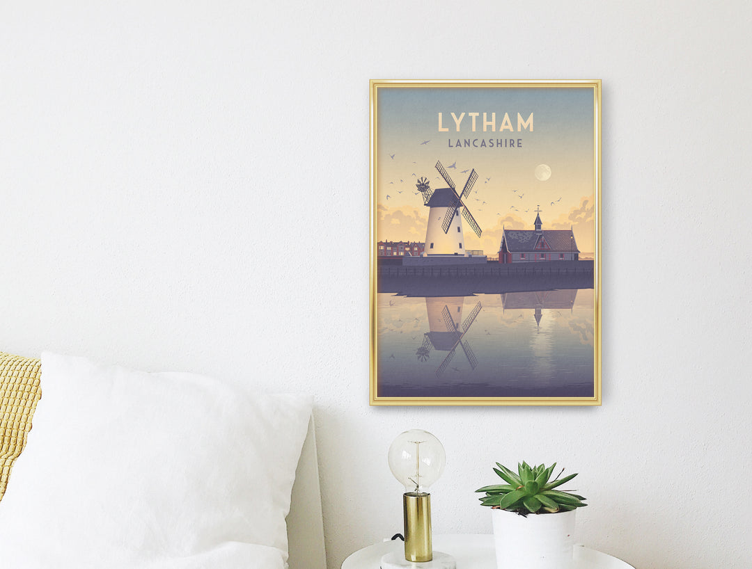 Lytham Lancashire Travel Poster