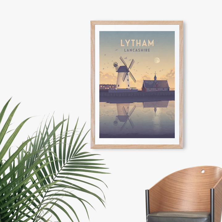 Lytham Lancashire Travel Poster