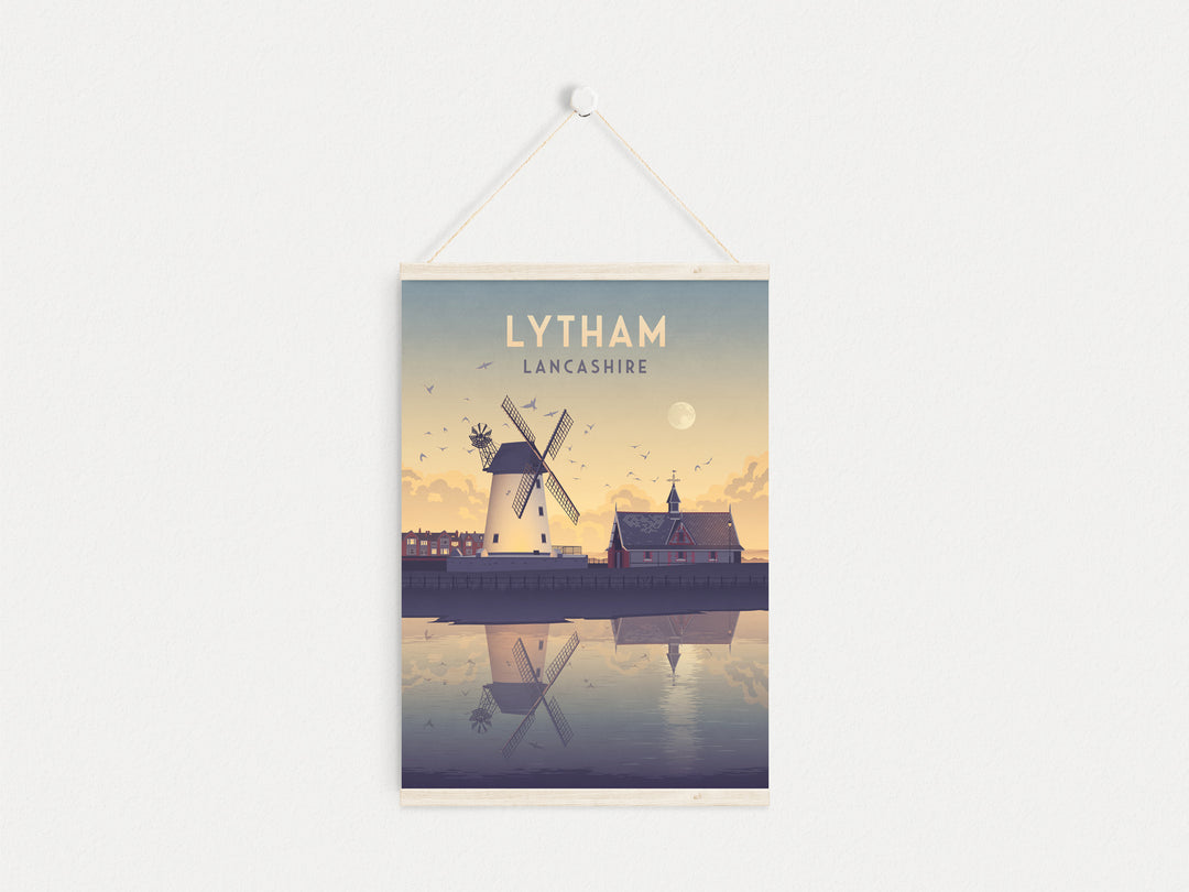 Lytham Lancashire Travel Poster