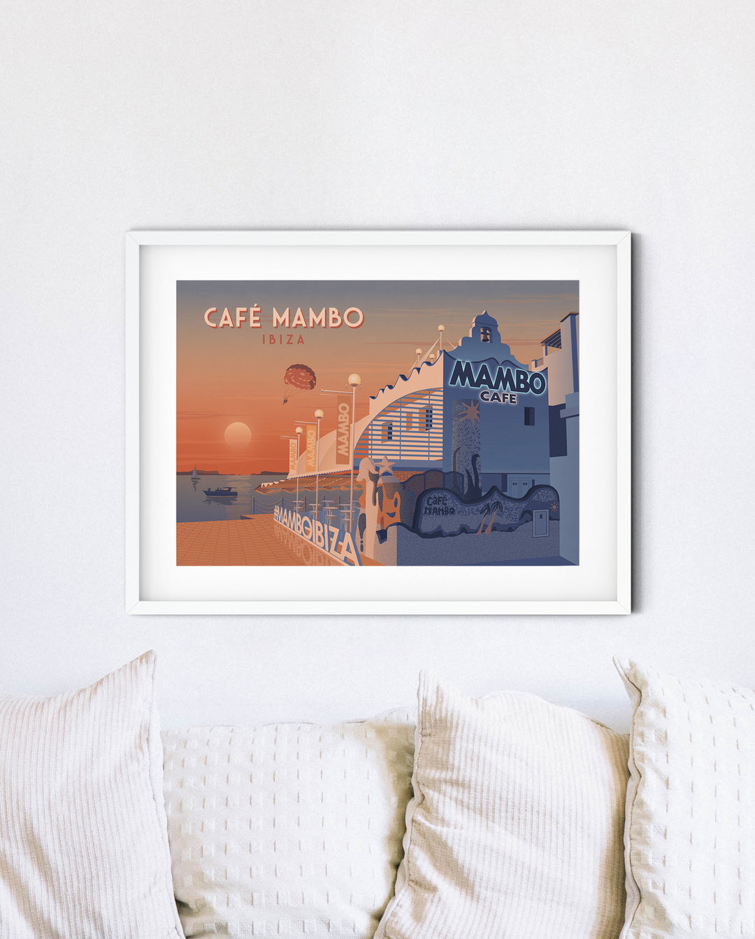 Cafe Mambo Ibiza Travel Poster