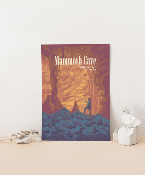 Mammoth Cave National Park Travel Poster