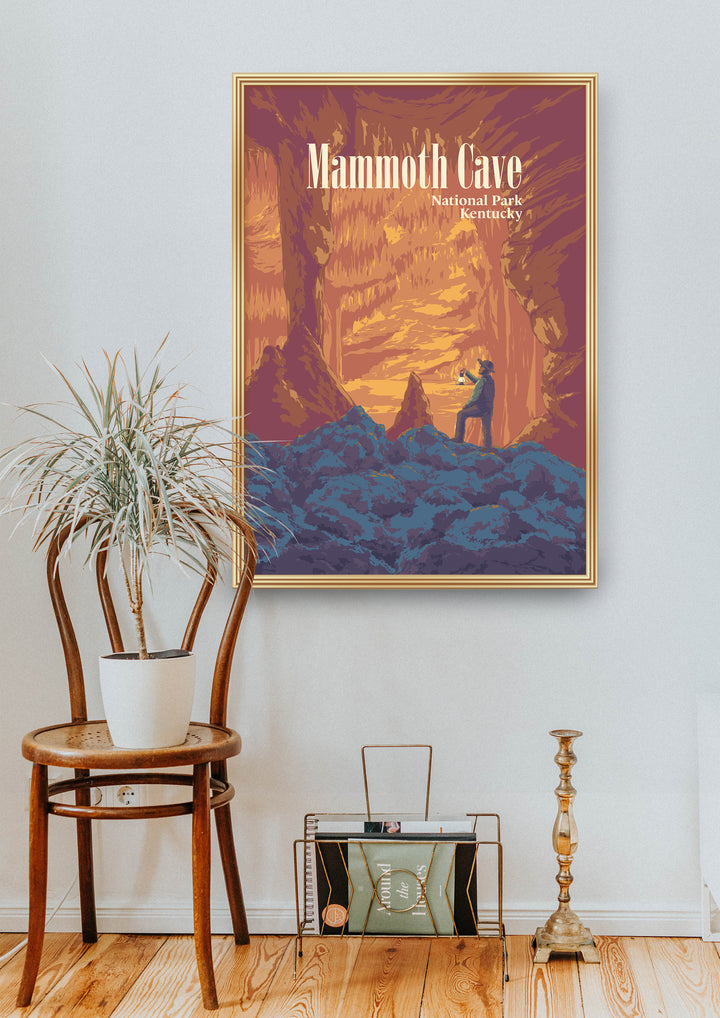 Mammoth Cave National Park Travel Poster