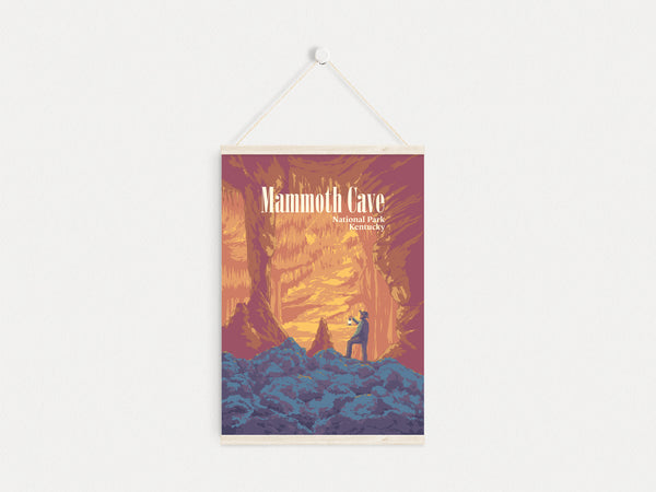 Mammoth Cave National Park Travel Poster