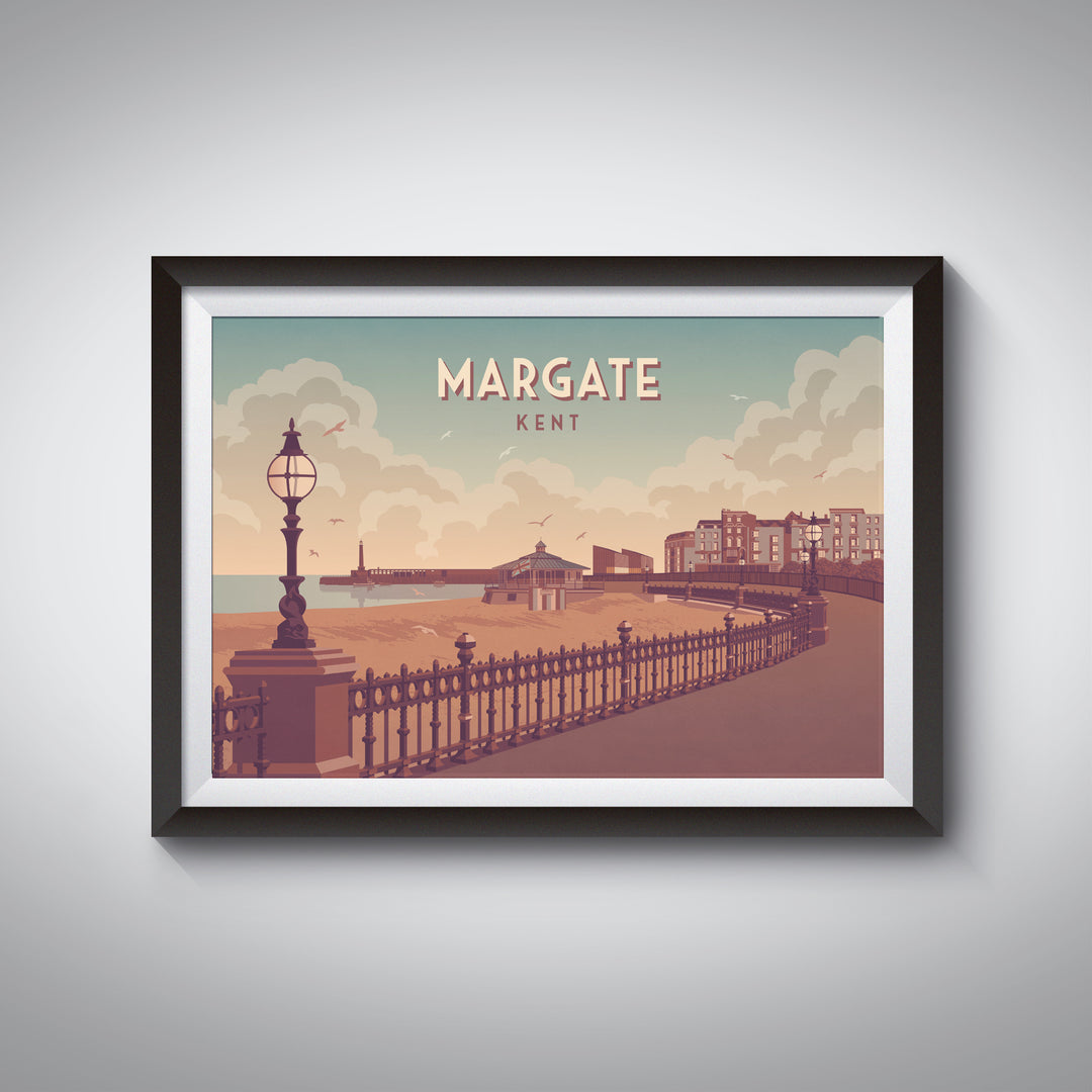 Margate Seaside Travel Poster