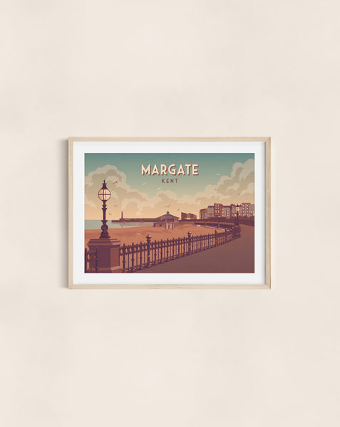 Margate Seaside Travel Poster