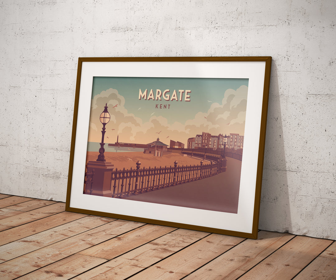 Margate Seaside Travel Poster