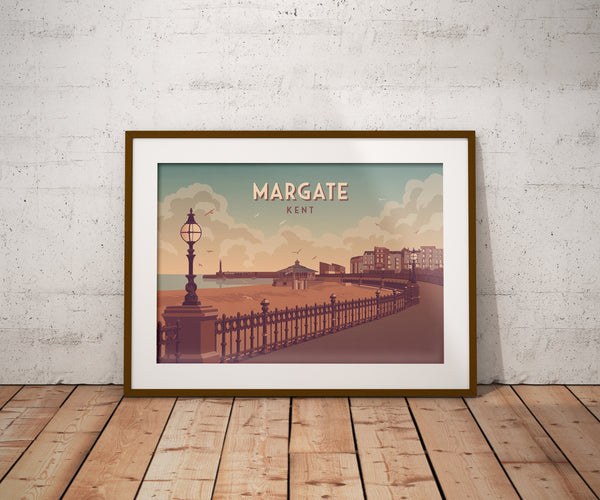 Margate Seaside Travel Poster