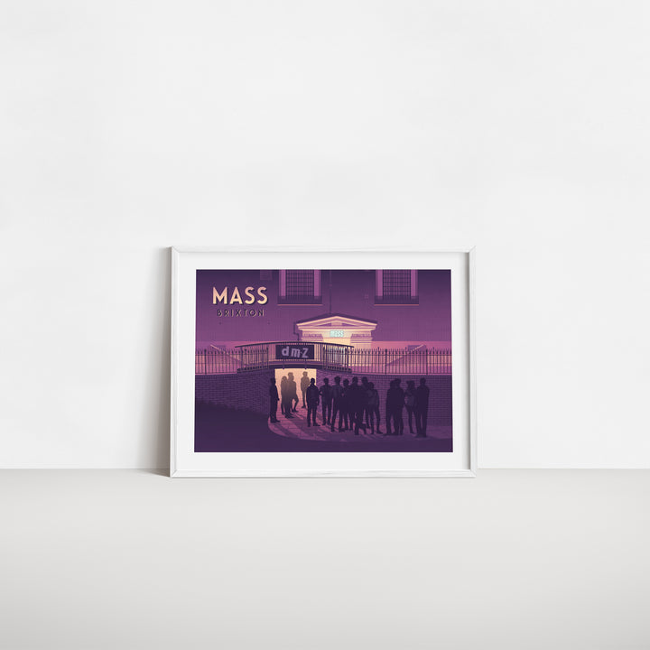 Mass Brixton London Travel Poster