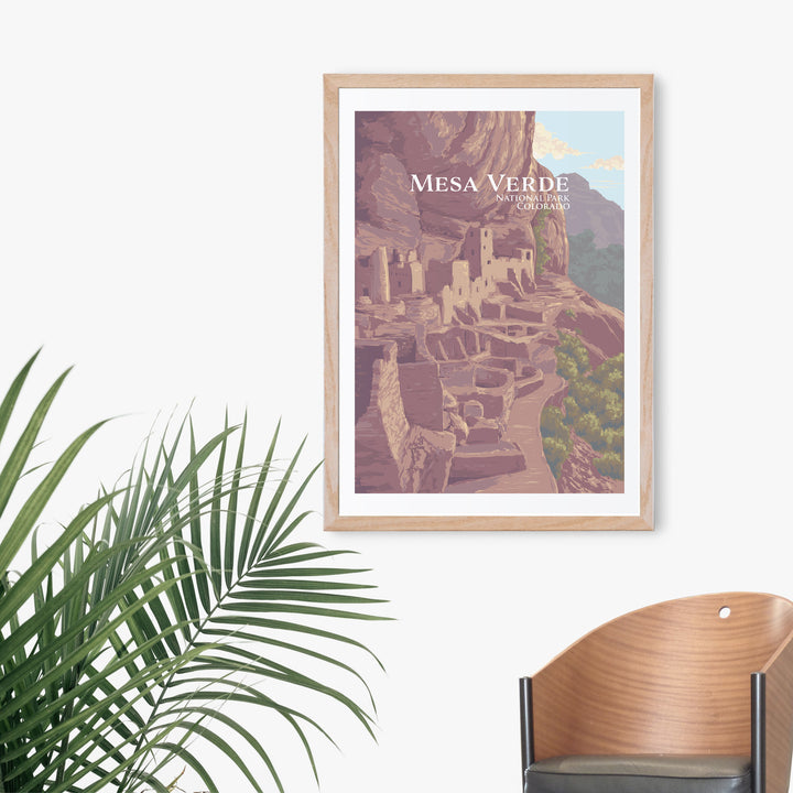 Mesa Verde National Park Travel Poster