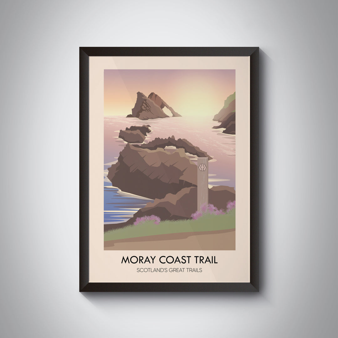 Moray Coast Trail Scotland's Great Trails Poster