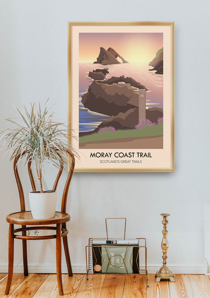 Moray Coast Trail Scotland's Great Trails Poster