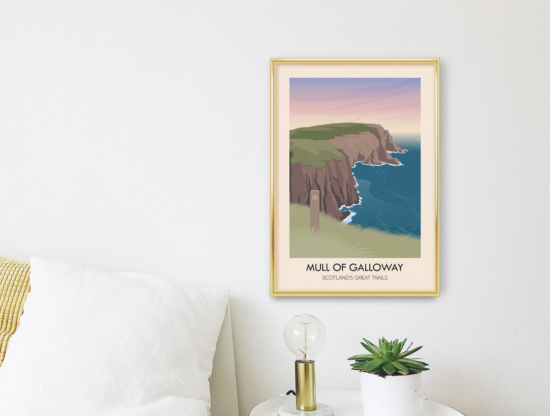 Mull of Galloway Scotland's Great Trails Poster