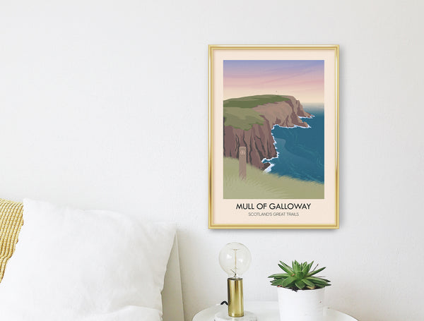 Mull of Galloway Scotland's Great Trails Poster