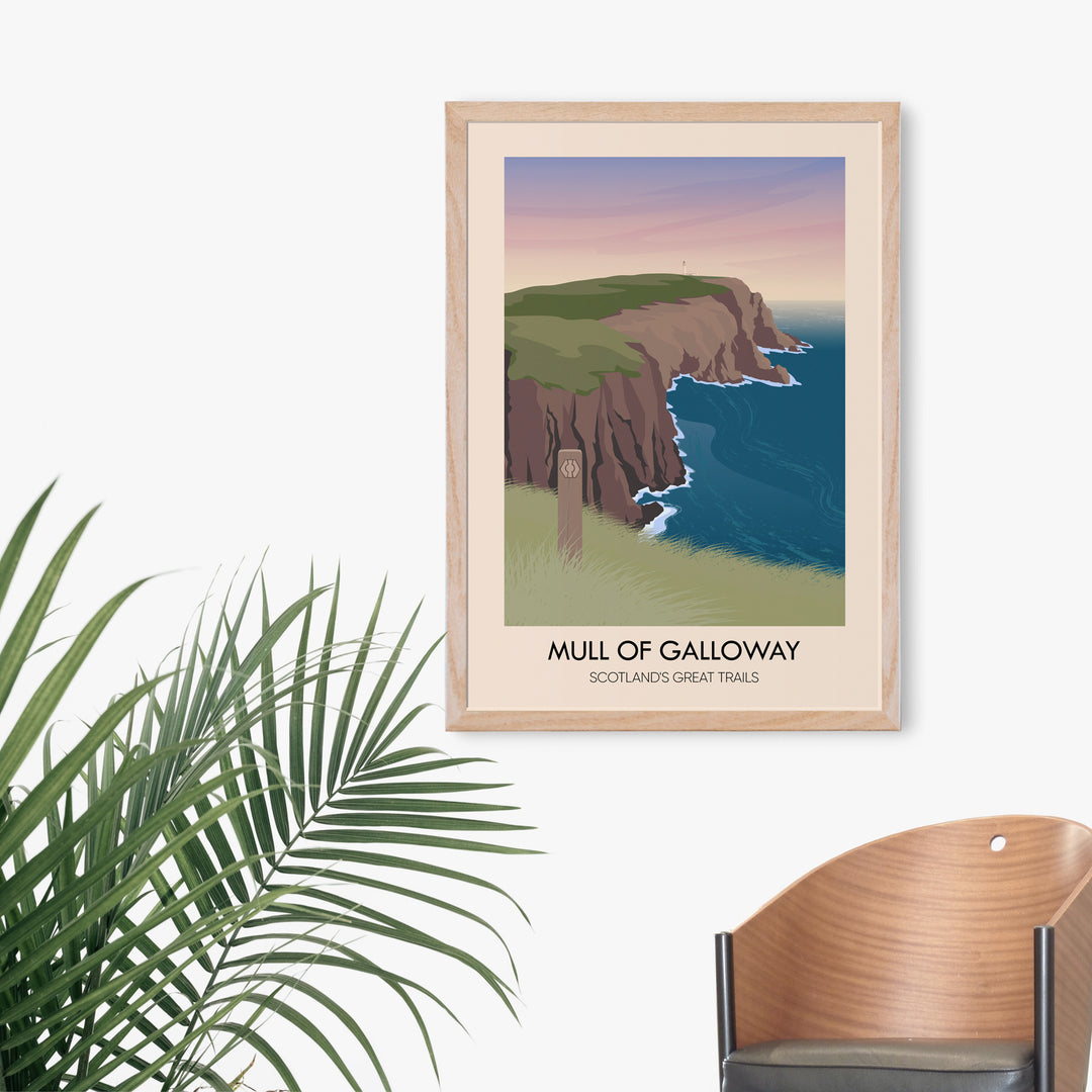 Mull of Galloway Scotland's Great Trails Poster