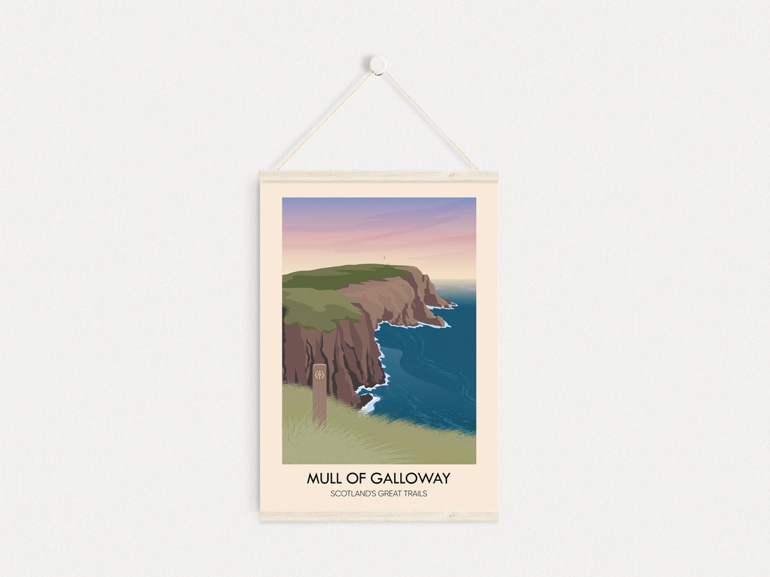 Mull of Galloway Scotland's Great Trails Poster