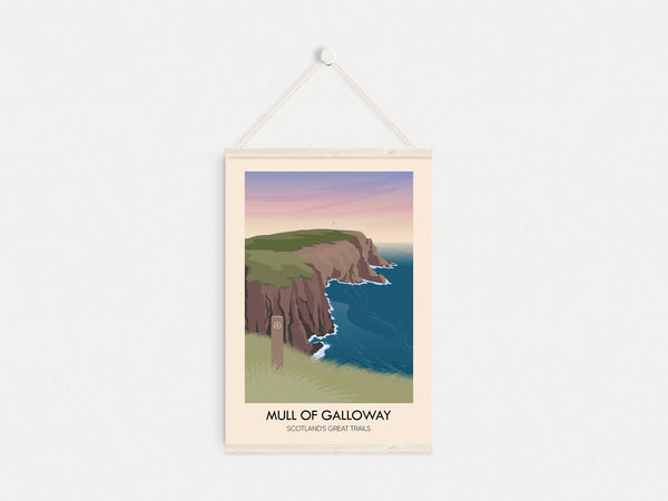 Mull of Galloway Scotland's Great Trails Poster