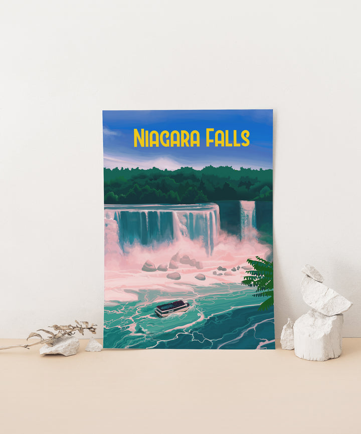 Niagara Falls Travel Poster