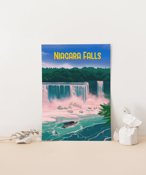 Niagara Falls Travel Poster