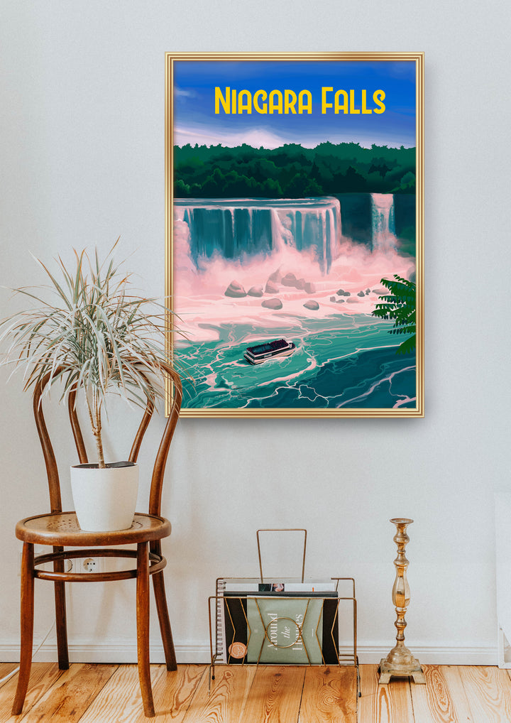 Niagara Falls Travel Poster