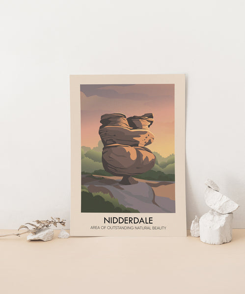 Nidderdale AONB Travel Poster