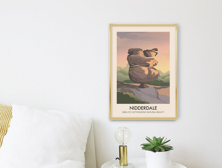 Nidderdale AONB Travel Poster