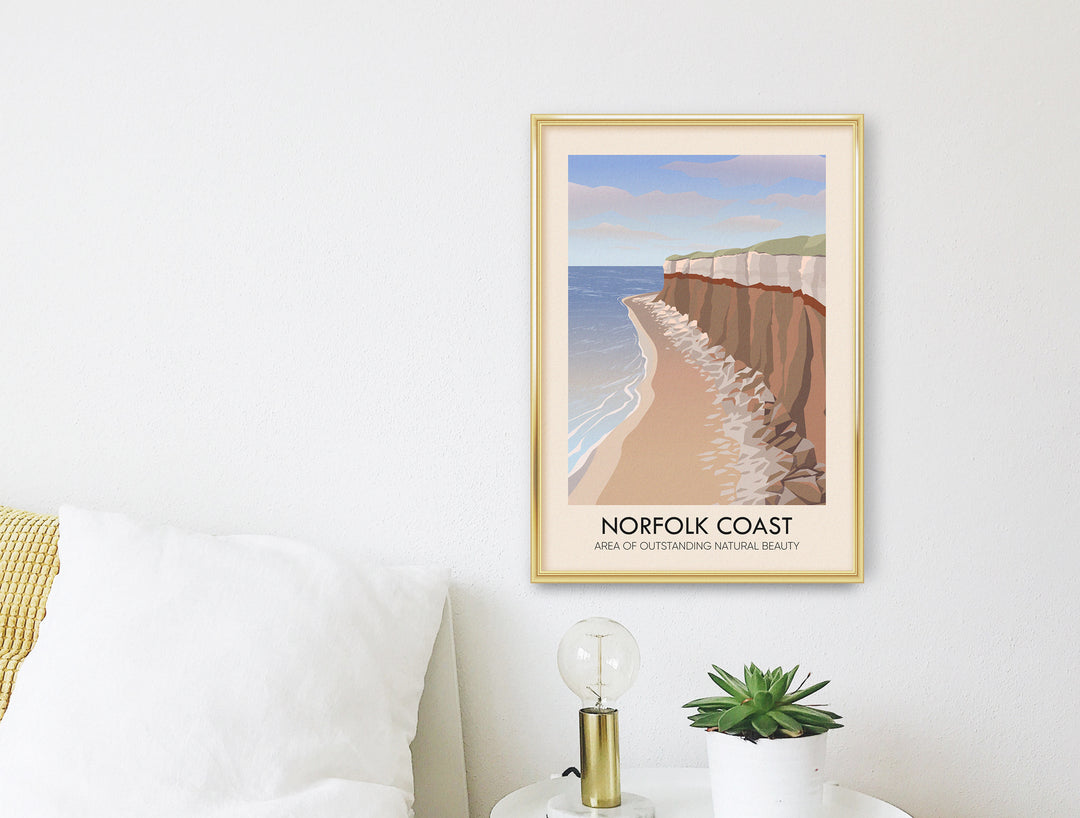 Norfolk Coast AONB Travel Poster