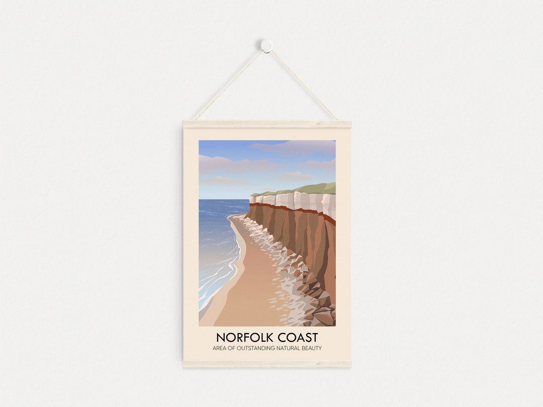 Norfolk Coast AONB Travel Poster