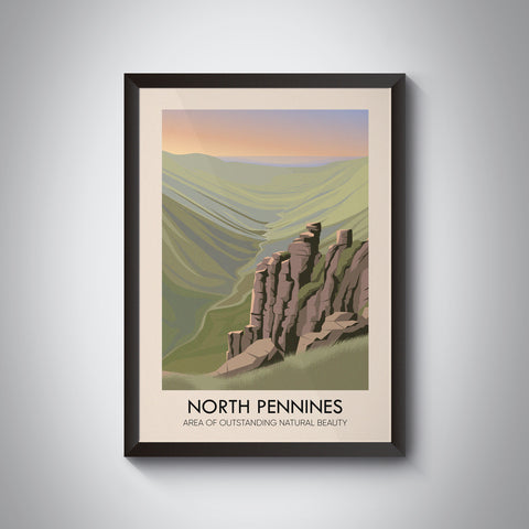 North Pennines AONB Travel Poster
