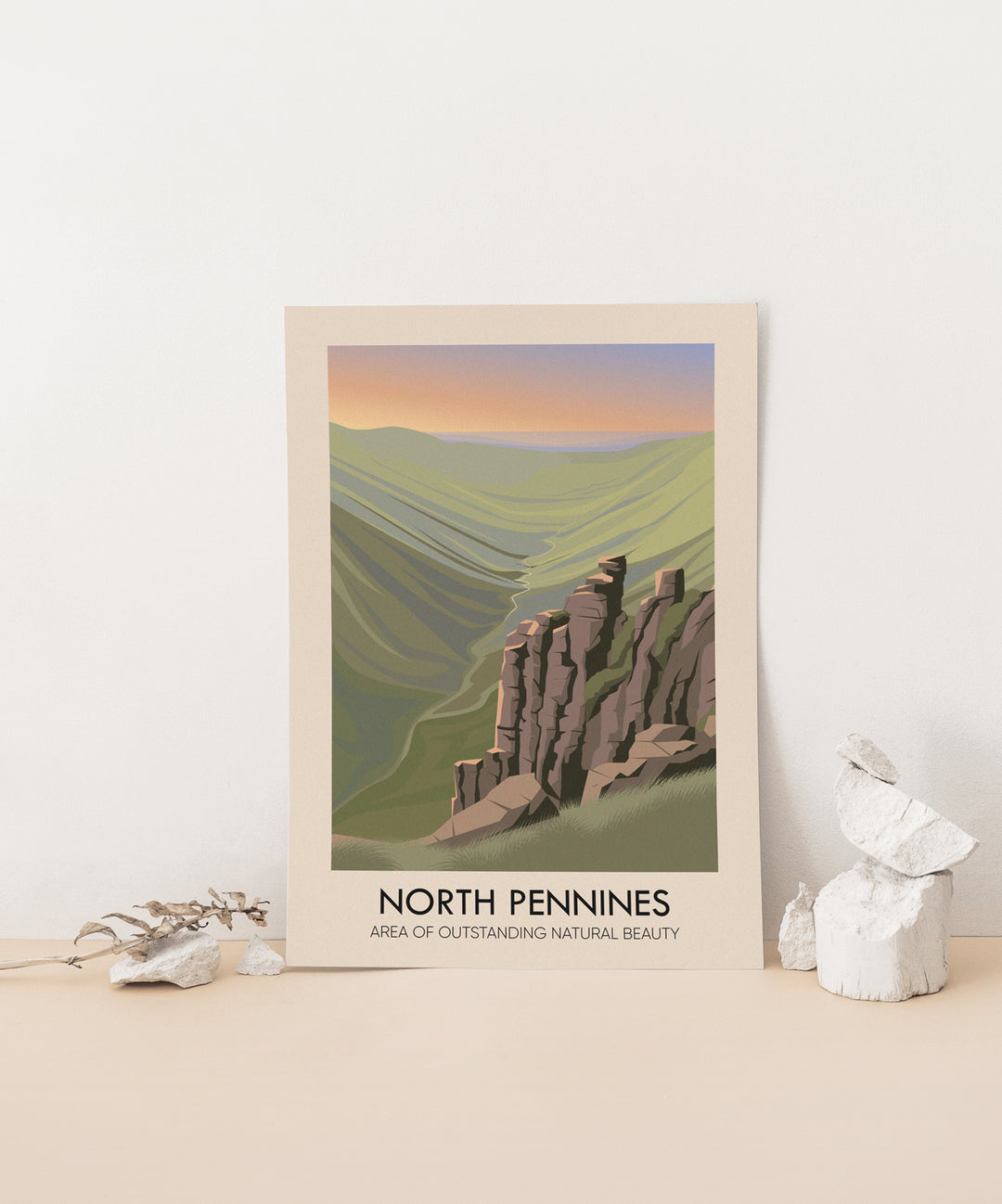 North Pennines AONB Travel Poster