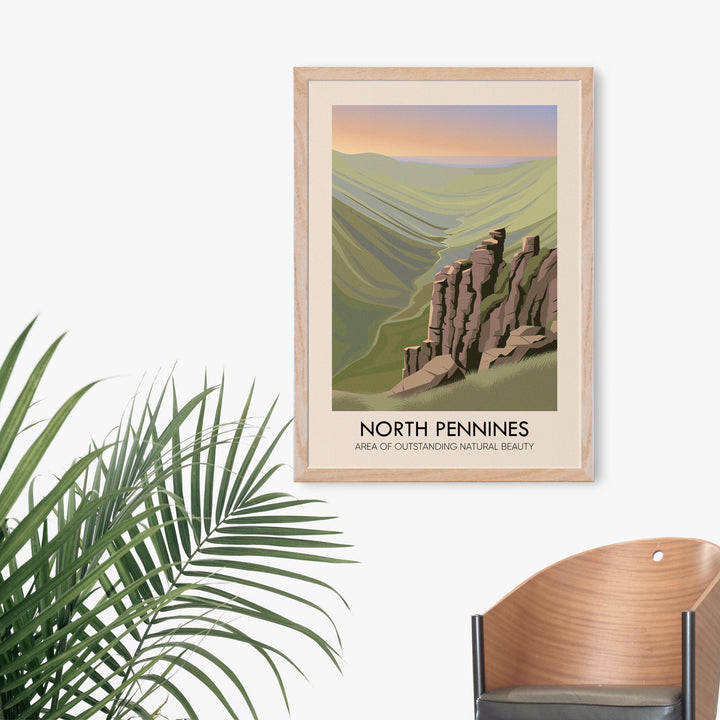 North Pennines AONB Travel Poster