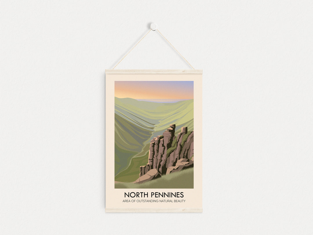 North Pennines AONB Travel Poster