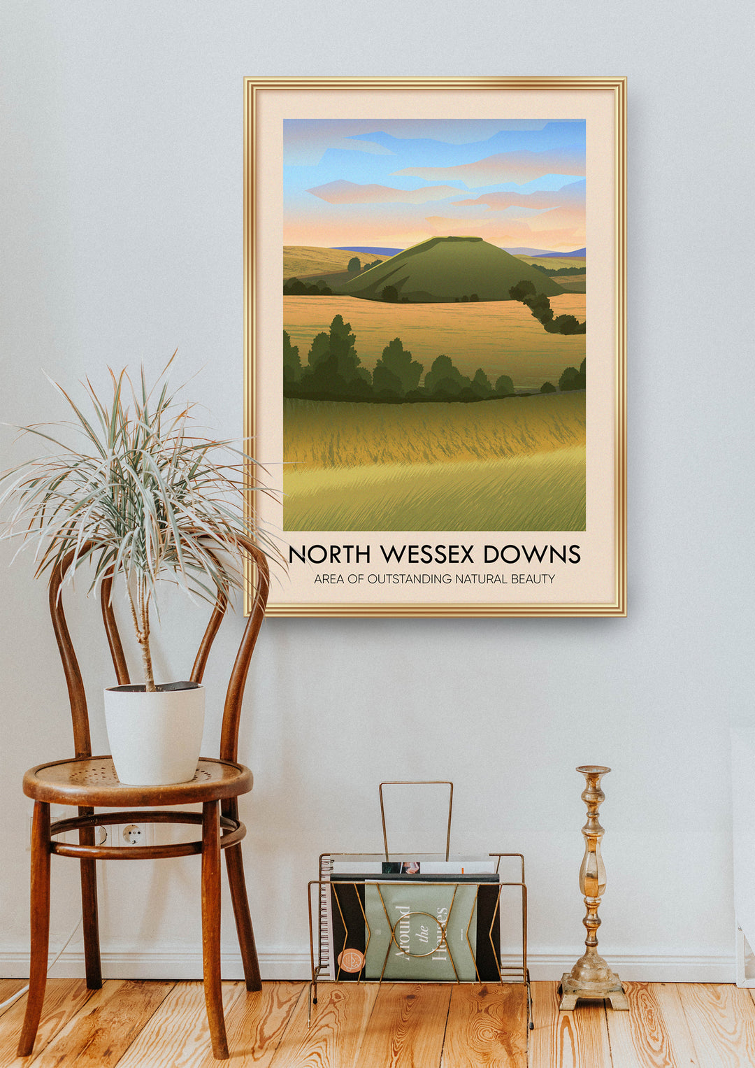 North Wessex Downs AONB Travel Poster