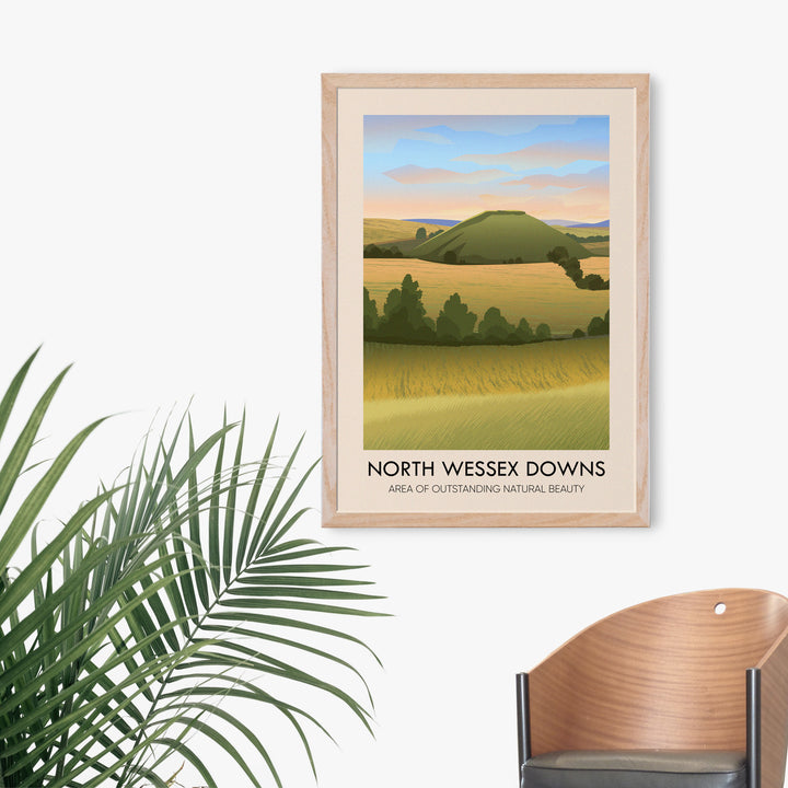 North Wessex Downs AONB Travel Poster