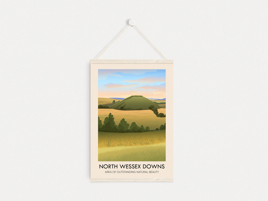 North Wessex Downs AONB Travel Poster