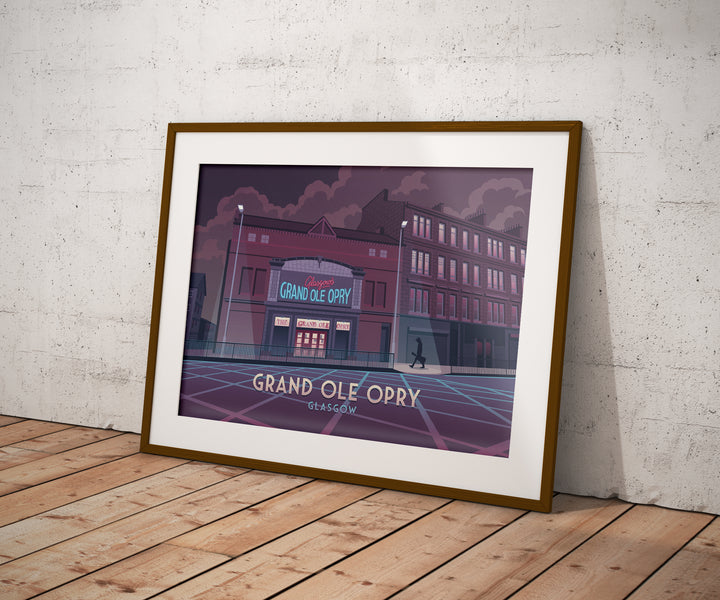 Grand Ole Opry Glasgow Travel Poster