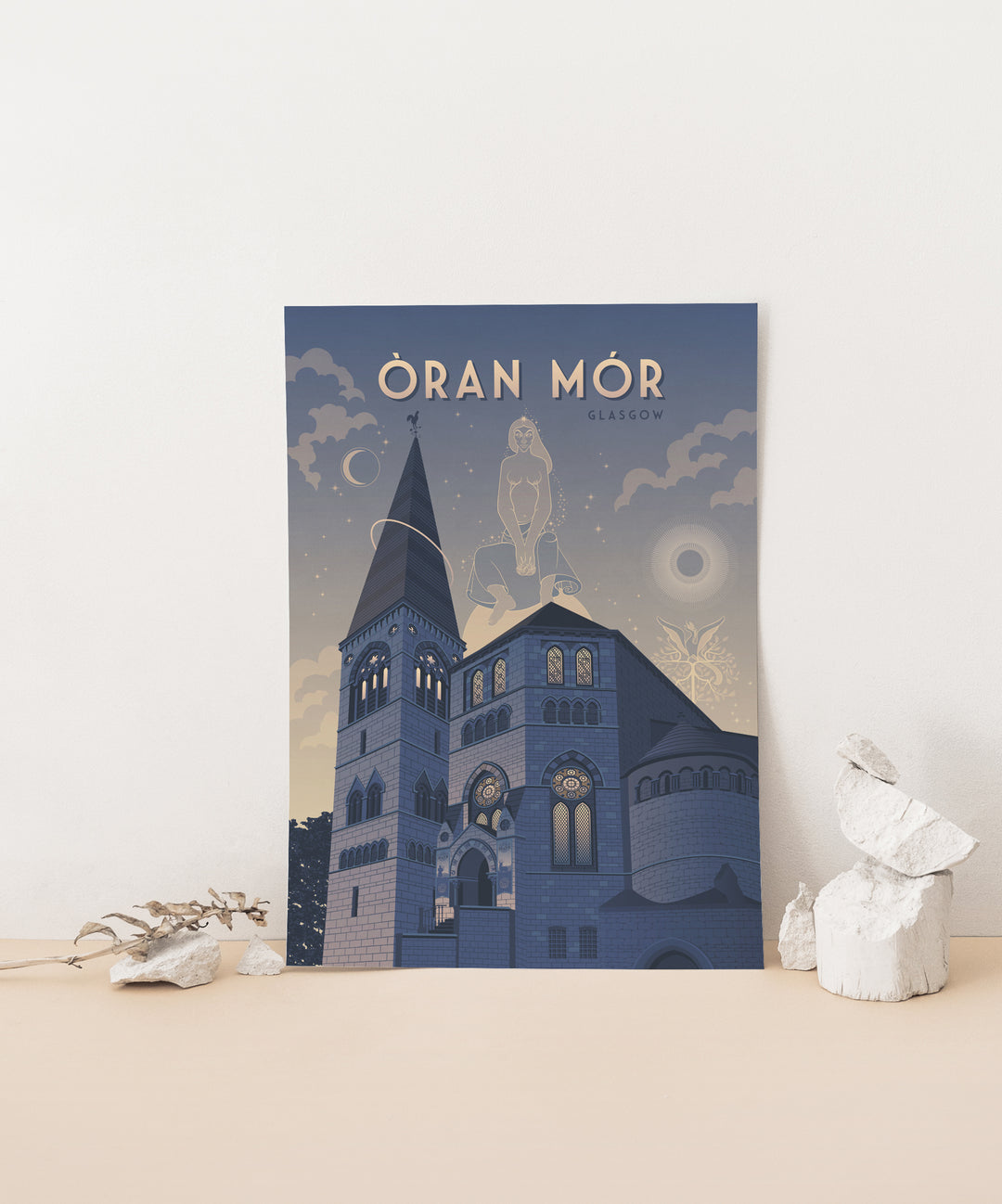 Oran Mor Glasgow Travel Poster