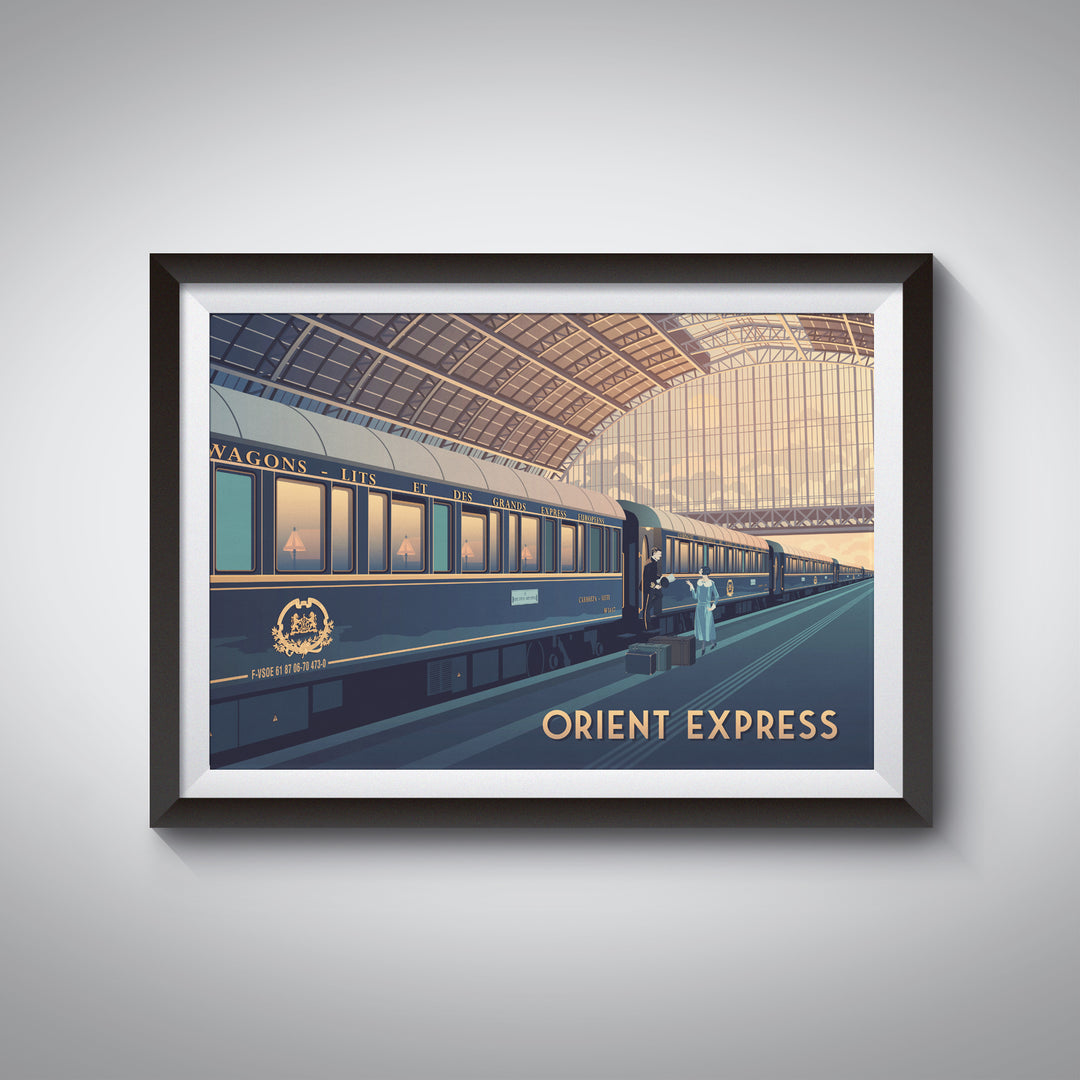 Orient Express Travel Poster