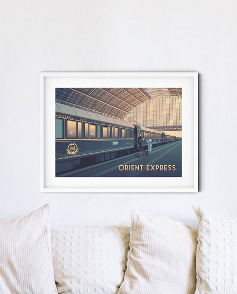 Orient Express Travel Poster