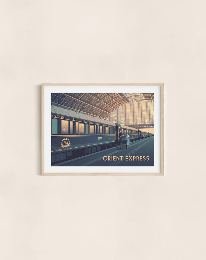 Orient Express Travel Poster